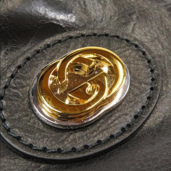 GUCCI MORPHEUS BACKPACK CALFSKIN OLD AGE LEATHER STYLE RARE SOPHISTICATED - Picture 4 of 16